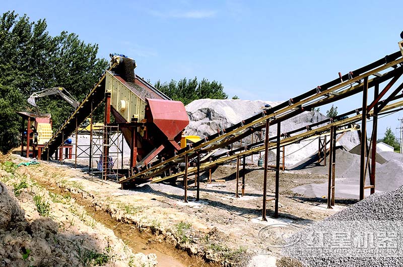 红星安徽时产50吨石灰石生产线