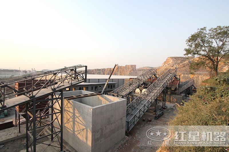 河南客户时产1500吨砂石生产线