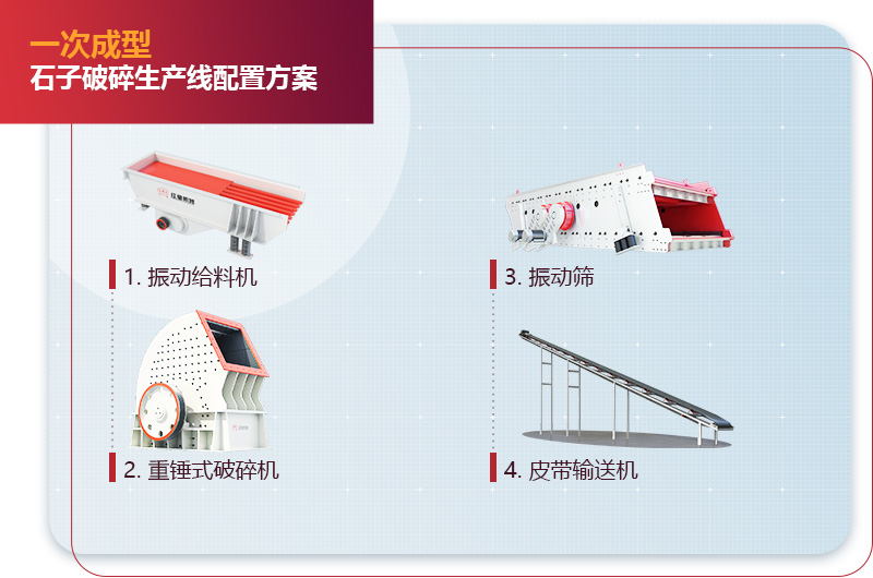 一次成型石子破碎生产线工艺流程图