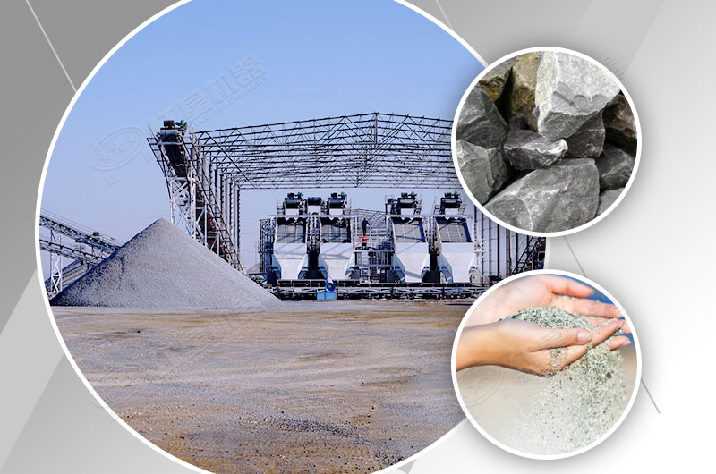玄武岩制砂生产线工艺流程/玄武岩制砂设备