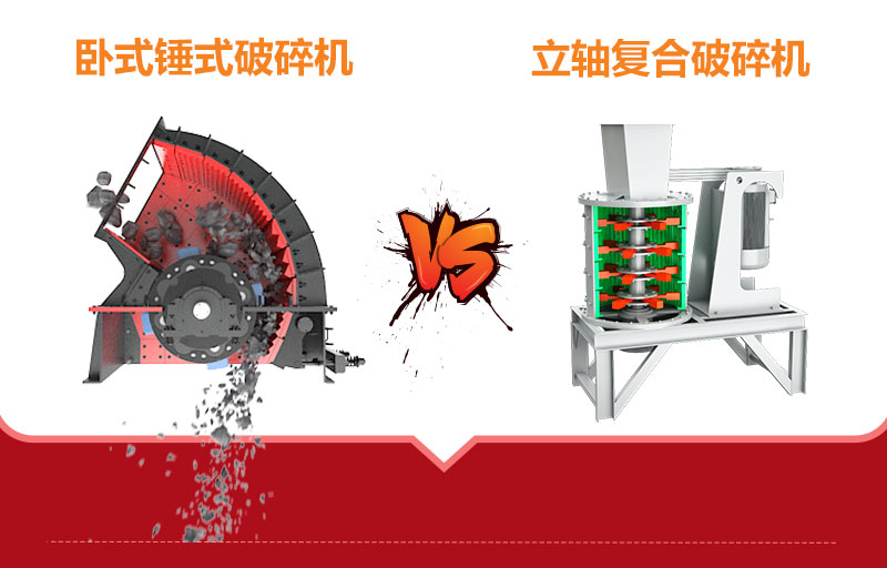 卧式锤破和立轴复合破碎机 卧式锤破和立轴复合破碎机